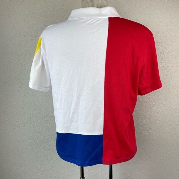 NWOT Tommy Hilfiger Sport Quarter Zip Polo Top Size L - Picture 4 of 7